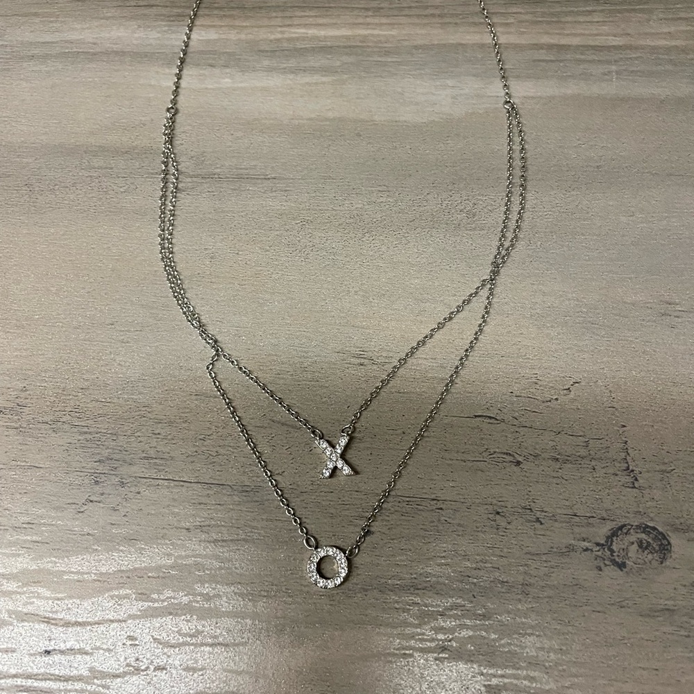 Touchstone Crystal by Swarovski "XO" necklace - Reversible